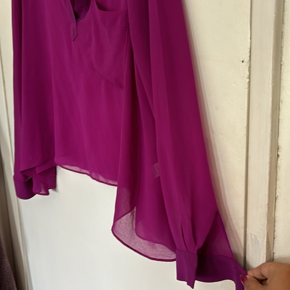 26 Rory Beca Purple Blouse NWOT - Picture 3 of 6